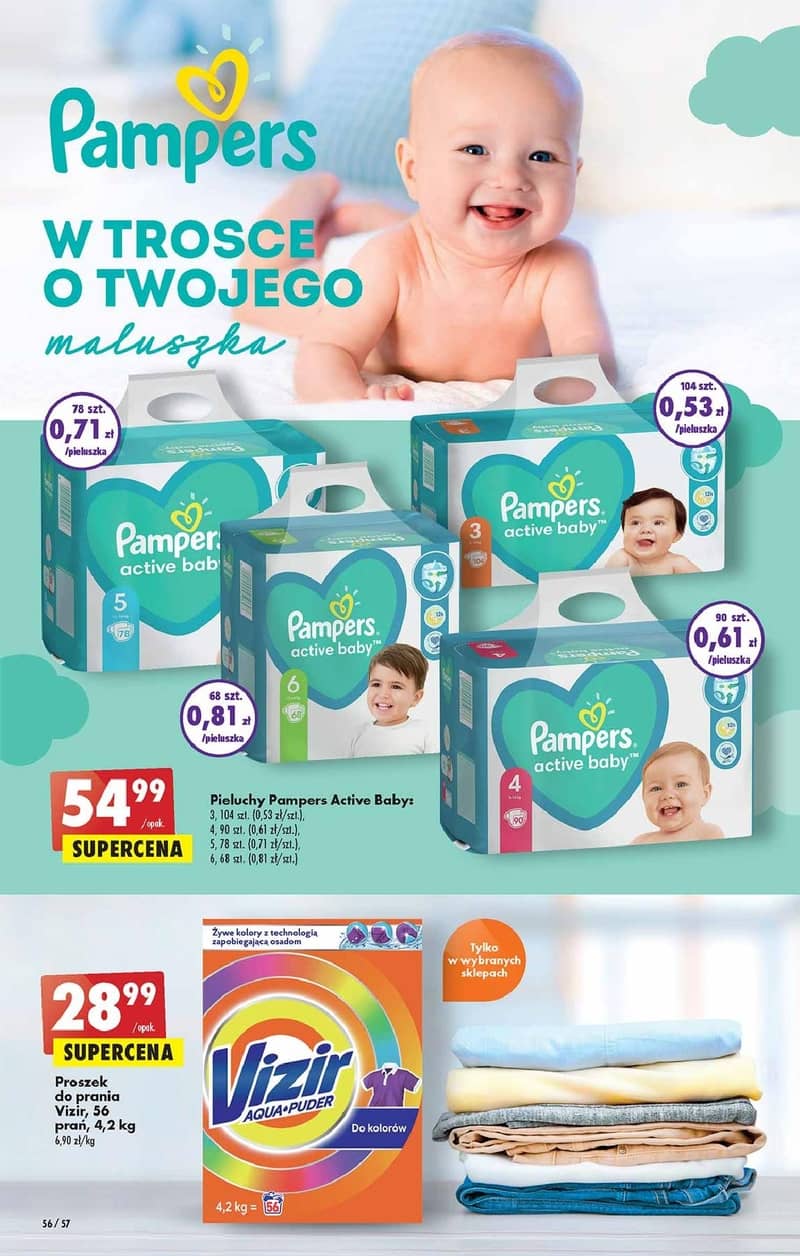 promocje pampers 5 warszawa