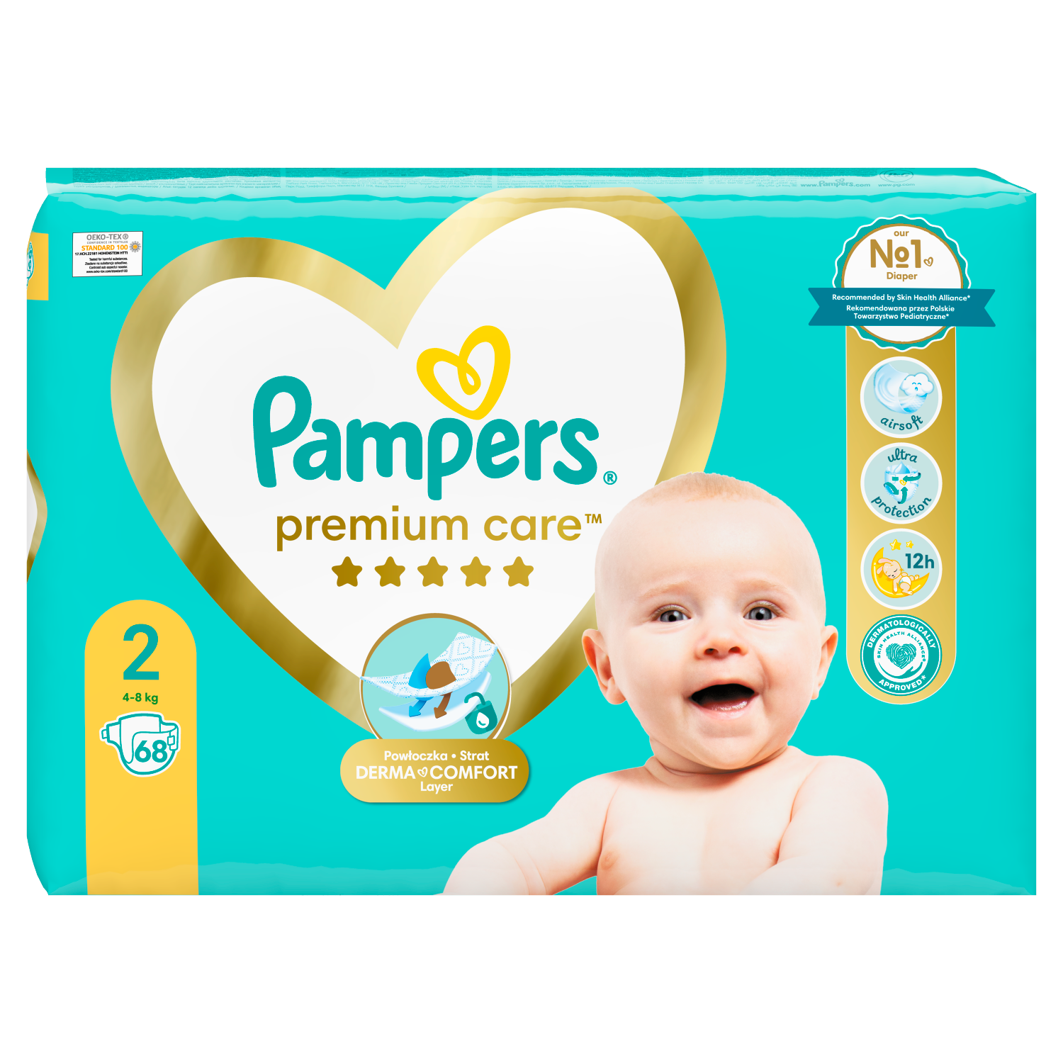 pampers activ baby 3 208 sztuk