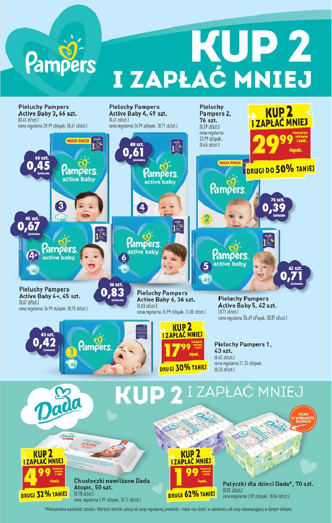 pampers pieluszki new baby 2 mini