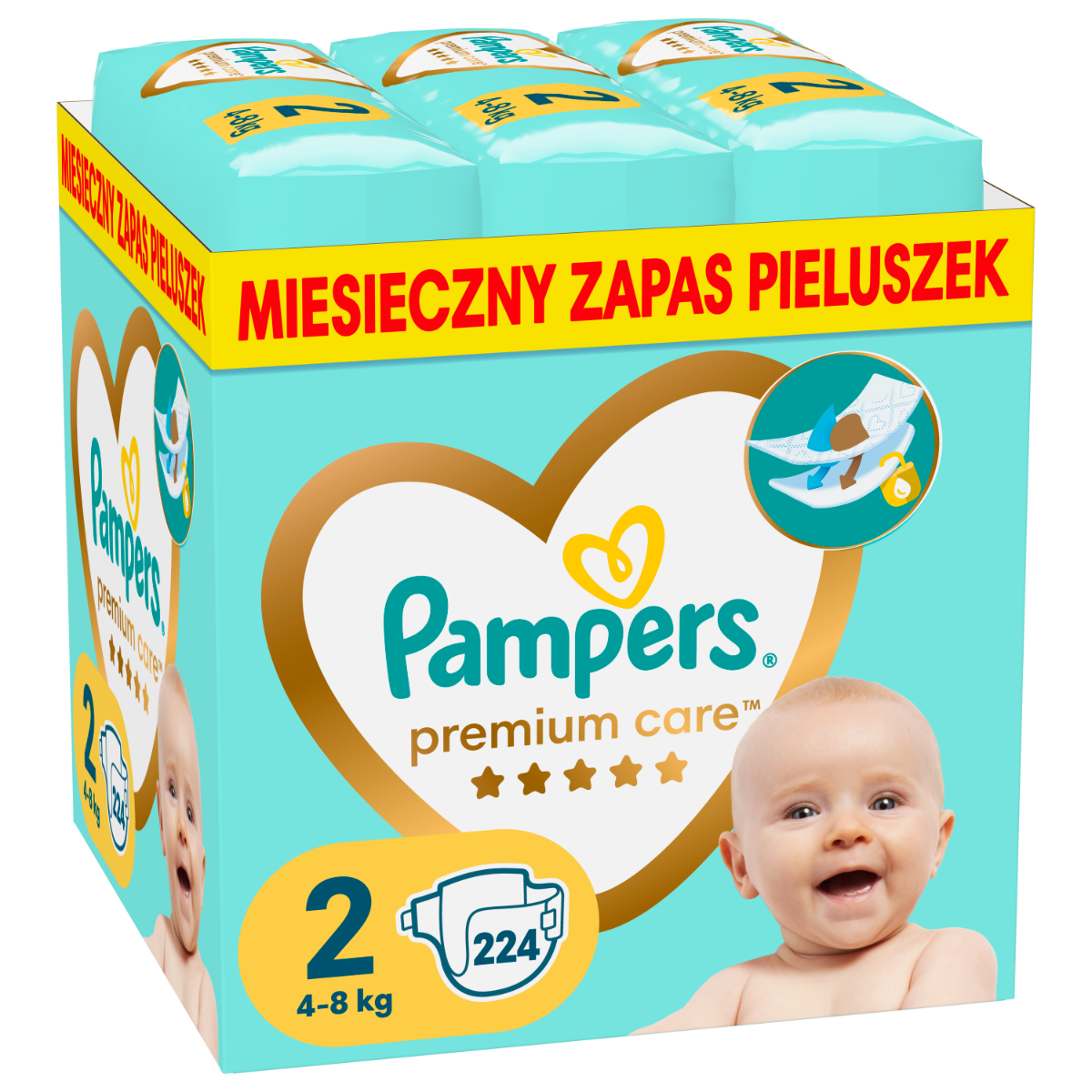 pampers 124 pack