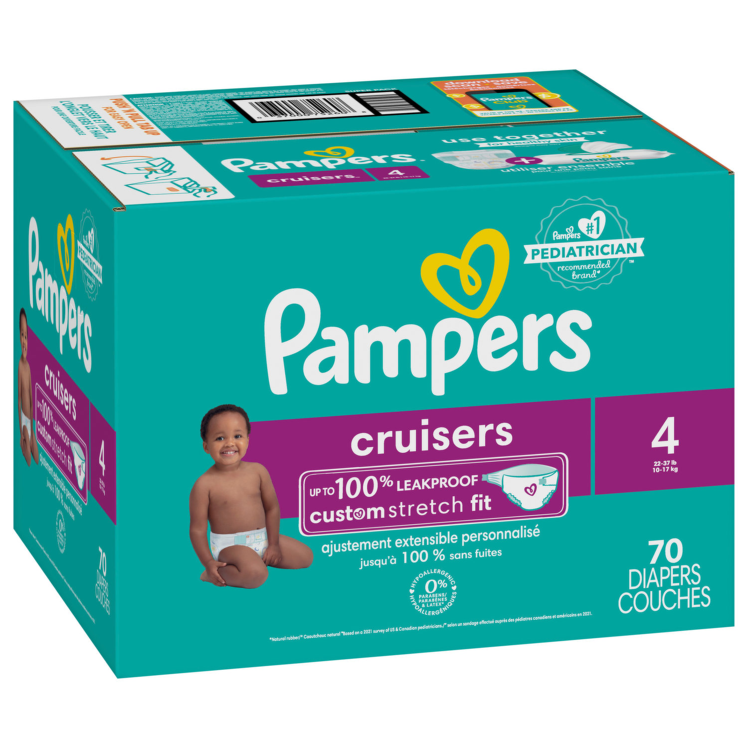 pampers play and sleep 4 waga