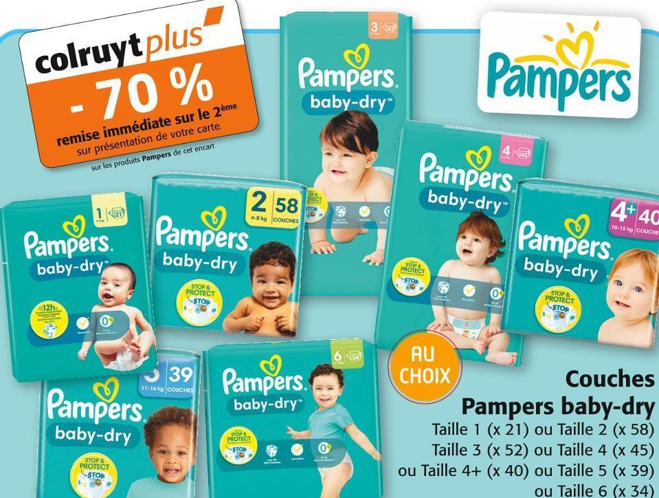 pudelko pampers pampersy