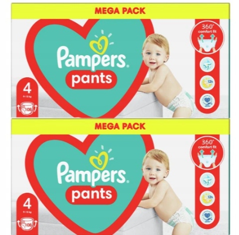 pampers pants 4 specjalne wlasciwosci