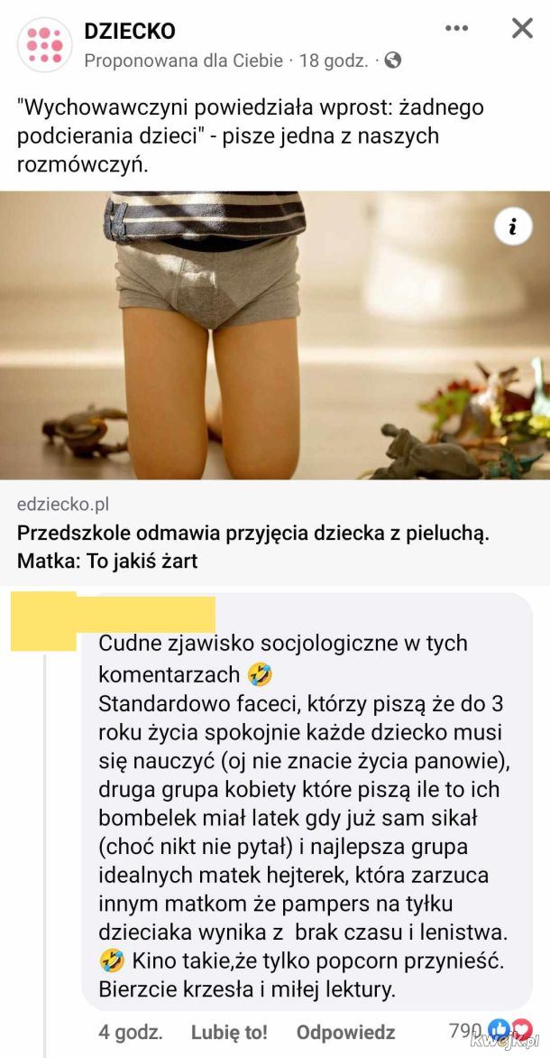 kupa do czystej pieluchy